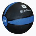 Medicínska lopta Sveltus 4 kg čierna/modrá