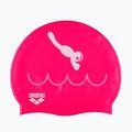 Detská plavecká čiapka arena Kun Cap pink 91552/24 2