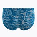 Pánske plavkové boxerky arena Fisk Low Waist Short tmavomodré 2A358/84 2