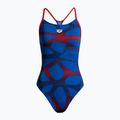 Dámske jednodielne plavky arena Spider Booster Back One Piece blue 6/724