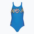 Detské jednodielne plavky arena Sparkle One Piece L modré 19 4