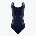 Dámske jednodielne plavky arena Amber Wing Back One Piece navy blue 126