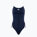 Dámske jednodielne plavky arena Team Stripe Super Fly Back One Piece navy blue 1195/71