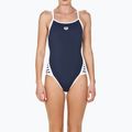 Dámske jednodielne plavky arena Team Stripe Super Fly Back One Piece navy blue 1195/71 5