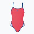 Arena Team Stripe Super Fly Back Dámske jednodielne plavky Red/Blue 1195/477 5