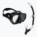 Súprava na šnorchlovanie arena Premium Snorkeling Set black/clear/black