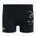 Pánske plavecké boxerky arena Dongle Long Short 500 black 002285/500