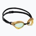 Plavecké okuliare arena Cobra Core Swipe Mirror yellow copper/gold