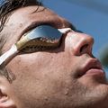 Plavecké okuliare arena Air-Speed Mirror silver/gold 7