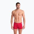 Pánske plavecké boxerky arena Team Swim Short Solid red/white 4