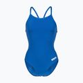 Dámske jednodielne plavky Arena Team Light Drop Solid royal/white