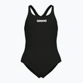 Detský jednocdielny plavkový kostým arena Team Swim Pro Solid black/white
