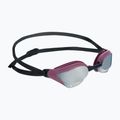 Plavecké okuliare Arena Cobra Core Swipe Mirror black and purple 3251/595