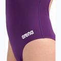 Dámske jednodielne plavky Arena Team Light Drop Solid plum/white 9