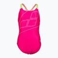 Detské jednodielne plavky arena Swim Pro Back Logo pink 5539/76 4
