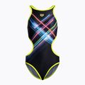 Dámske jednodielne plavky Arena Tech One Back Placement black and colour 5561