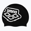 Plavecká čiapka arena Icons Team Stripe čierna 1463