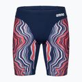Pánske plavky arena Swim Jammer Marbled tmavomodré 5785/74 4