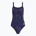 Dámske jednodielne plavky arena Kikko Pro Challenge Back navy/navy multi