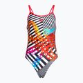 Dámske jednodielne plavky Arena Crazy Octopus Swimsuit Lace Back color