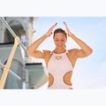 Dámske jednodielne plavky Arena One Biglogo One Piece white/gold 12