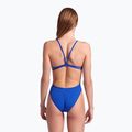 Dámske jednodielne plavky arena Lace Back Solid royal/white 7