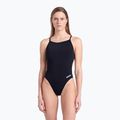 Dámske jednodielne plavky arena Lace Back Solid black/white 5