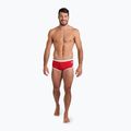 Pánske plavecké nohavičky arena Icons Swim Low Waist Short Solid red/white 5