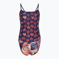 Dámske jednodielne plavky arena Reversible Swimsuit Challenge Back navy/multi 2