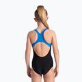 Detské jednodielne plavky arena Kikko V Swim Pro Back black/blue china 7