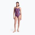 Dámske jednodielne plavky arena Reversible Swimsuit Challenge Back navy/multi 10