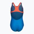 Detské jednodielne plavky arena Kikko V Swim Pro Back blue china/calypso coral 3