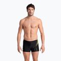 Pánske plavecké boxerky Arena Dive Swim Short black/soft green