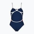 Dámske jednodielne plavky arena Icons Super Fly Back Solid navy / white / red multi 2