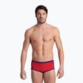 Pánske plavecké nohavičky arena Icons Swim Low Waist Short Solid red/navy 4