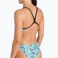 Dámske jednodielne plavky Arena Escape Challenge Back black/water blue multi 5