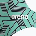 Dámske jednodielne plavky Arena Escape Challenge Back black/water blue multi 3
