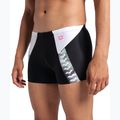 Pánske boxerky arena Stripe Swim Short black/white/multi 8