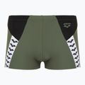 Pánske boxerky arena Stripe Swim Boxers Short sage/black/multi