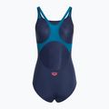 Dámske jednodielne plavky arena Foggy Dots Swim Pro Back navy / blue cosmo 2