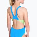 Arena Star Shaped Swim Tech L modré river/soft green/multi detské jednodielne plavky 9