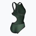 Dámske jednodielne plavky arena One Biglogo One Piece dark sage/black 4