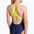 Detské jednodielne plavky arena Light Tricks Swim Pro Back navy/soft green/multi 9