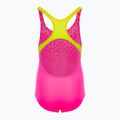 Detské jednodielne plavky Arena Kikko V Swim Pro Back shocking pink / soft green 2