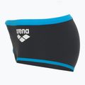 Pánske boxerky na plávanie arena One Low Waist Short Big Logo asfalt/tyrkysová 3