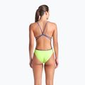 Dámske jednodielne plavky arena Lace Back Solid artic lime/future dusk 3
