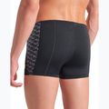 Pánske boxerky arena Monogram Swim Short black/dark sage multi 8