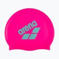 Arena Big Logo šokujúca ružová/vodná plavecká čiapka