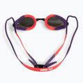 Plavecké okuliare Arena Tracks Mirror copper/plum/bright coral 3