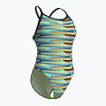Dámske jednodielne plavky arena Racing Stripe Xcriss Cross black multi/black 3
